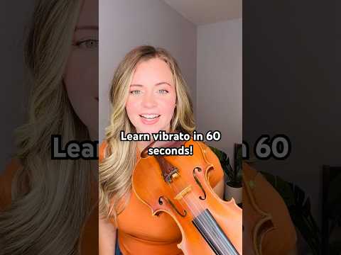 Learn vibrato in 60 seconds