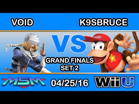 MSM 47 - 2GG | VoiD (Sheik) Vs. NIPS | K9sBruce (Diddy Kong) Grand Finals Set 2
