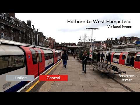London Underground First Person Journey: Holborn to West Hampstead via Bond Street