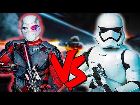 Deadshot Vs Stormtrooper Army - Epic Battle - Injustice 2 Star Wars Mod