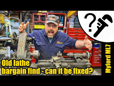 Myford lathe repairs - initial inspection & strip down Ep.1 #1988