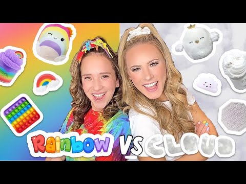 RAINBOW 🌈 VS CLOUD ☁️ LEARNING EXPRESS SHOPPING CHALLENGE!
