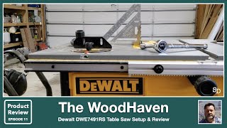 How to Set Up your DeWALT DWE7491RS table saw