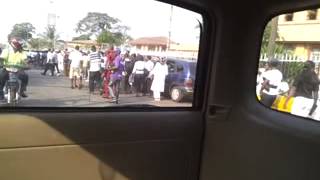 preview picture of video 'Concentración o Desfile en Freetown (Feb 2014)'