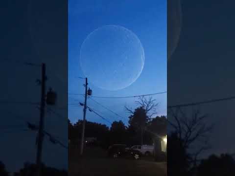 Terrifying Moon falling CAUGHT ON CAMERA