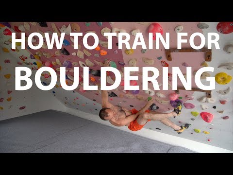 How to train for bouldering