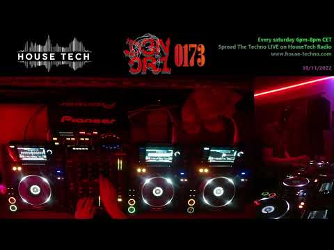 Ready to rave! Techno D3N0R1 0173 HouseTech Radio Live