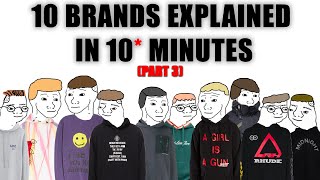 10 Notable Fashion Brands Explained in 10* Minutes (PART 3)