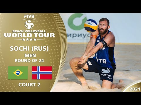 Alison/Álvaro Filho vs. Mol/Berntsen - Men's R24 | Full Match | 4* Sochi 2021
