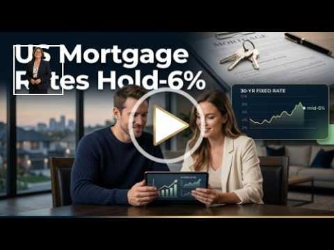 US Mortgage Rates Hold Mid-6%