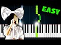 Sia - Bird Set Free - EASY Piano Tutorail