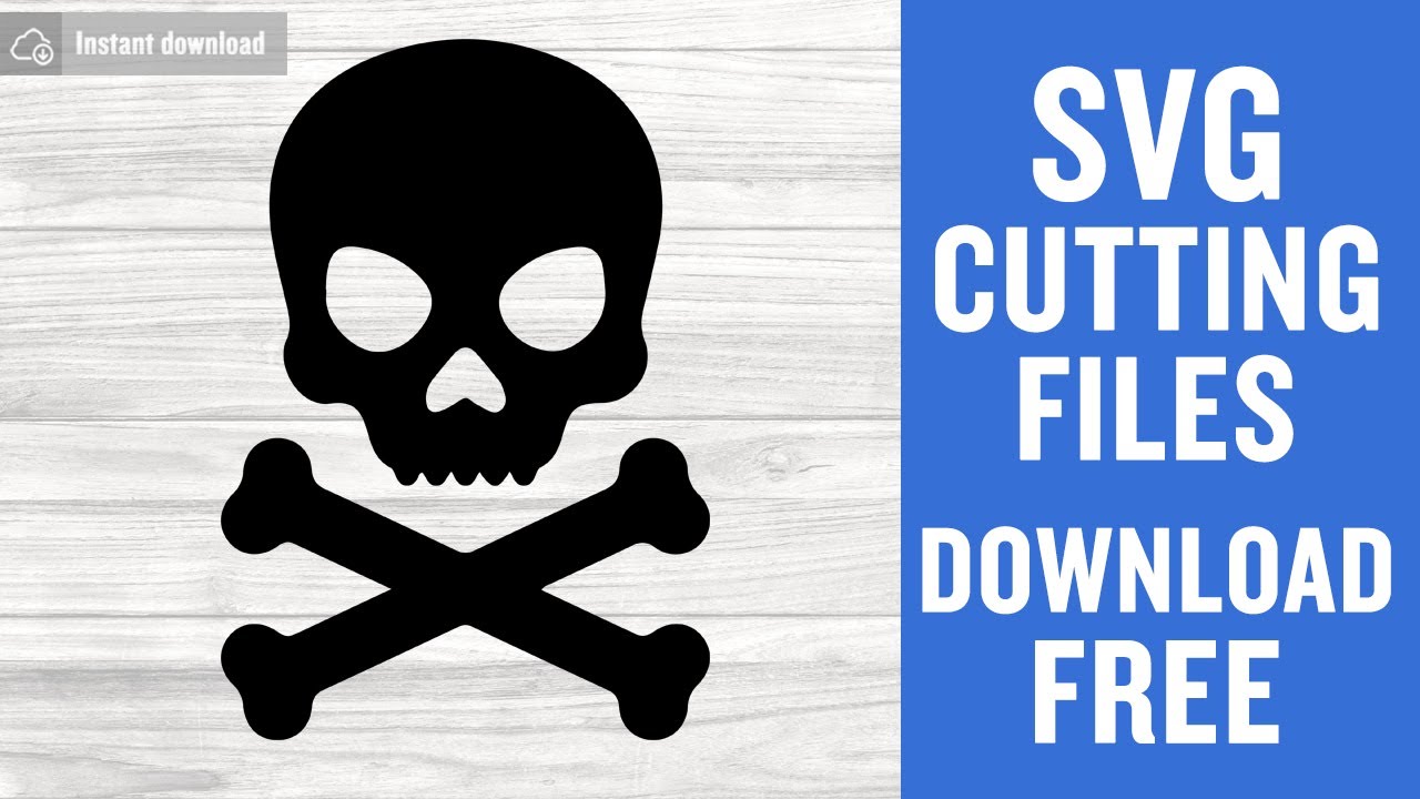 Skull Crossbones Svg Free Cut File for Cricut