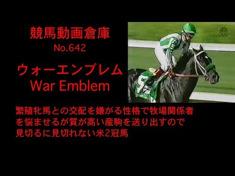【競馬】ウォーエンブレム　War Emblem【No 642】
