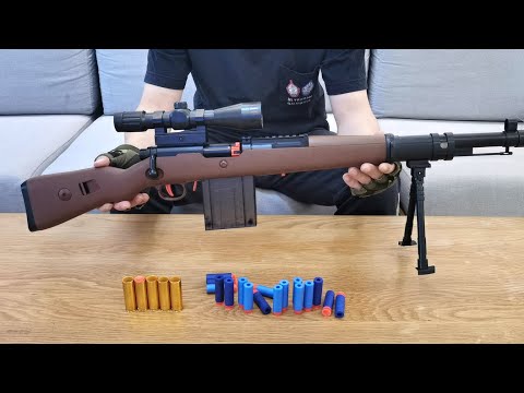98K Sniper Rifle Shell Ejection Soft Bullet Toy Gun 2022