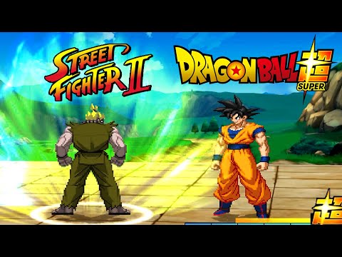 RARE AKUMA (STREET FIGHTER) vs GOKU (DRAGON BALL SUPER) - Epic Insane Crazy Fight!