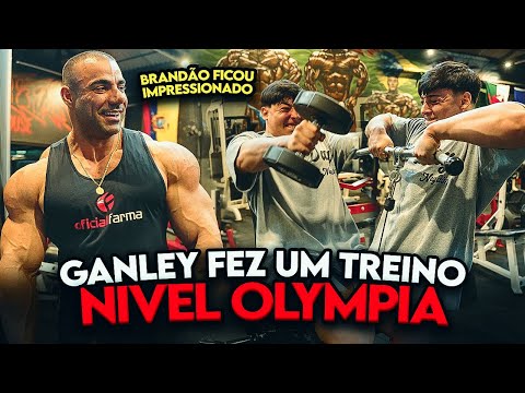 BRANDÃO FICOU IMPRESSIONADO COM A FORÇA DO GANLEY
