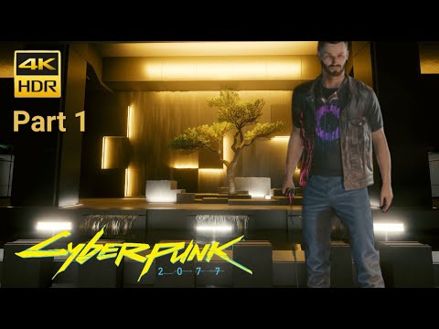 Cyberpunk 2077 Path Raytracing Overdrive Walkthrough PART 1 - [4k/60fps HDR]