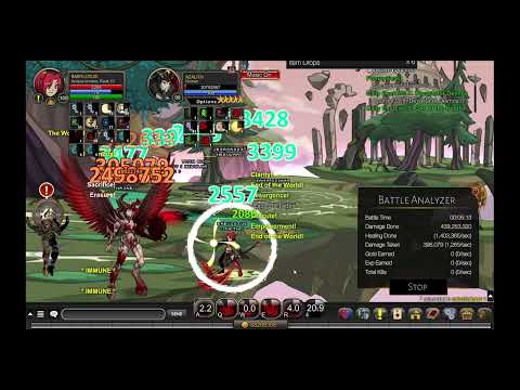 AQWorlds: Arcana Invoker 13.8 million damage on Azalith in /celestialpast