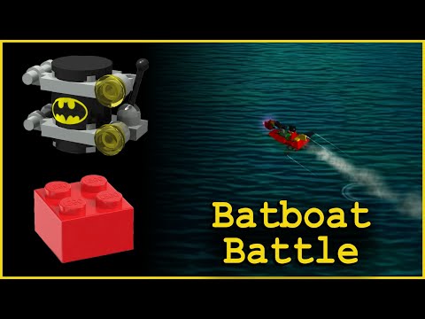 LEGO Batman: The Videogame | BATBOAT BATTLE - Minikits & Red Power Brick