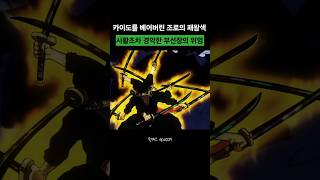 카이도를 베어버린 조로의 미친 패왕색