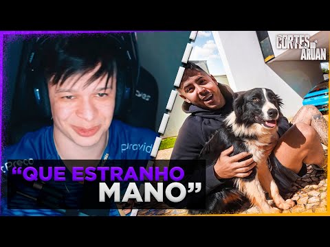 ARUAN REAGE A CHEGUEI EM CASA... FIZ UMA CIRURGIA 😔 (RENATO GARCIA) - Cortes do Aruan