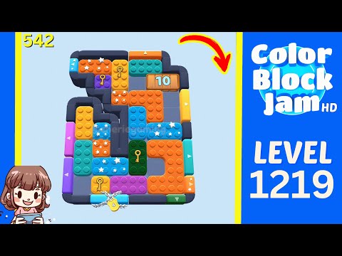 Color Block Jam Level 542 (1219) Solution Walkthrough