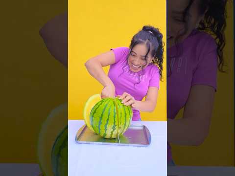 ¡Truco para rebanar sandía! 🍉@zackdfilms