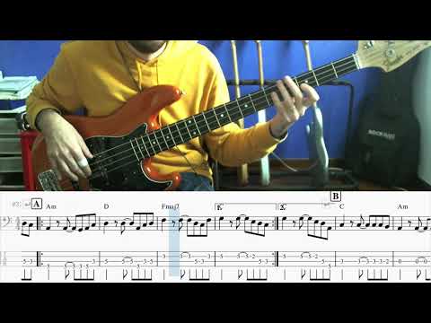(TRSCR #14) One U2 (Bass Cover / Walkthrough Notation Tab)
