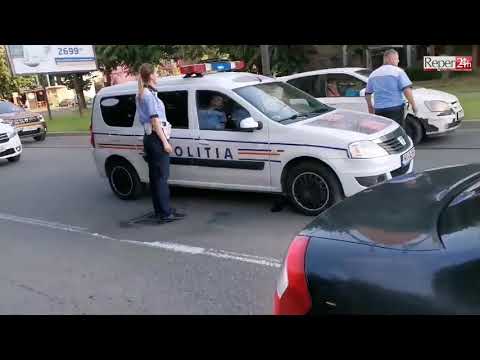 Un motociclist rănit în urma unui accident la Reșița!