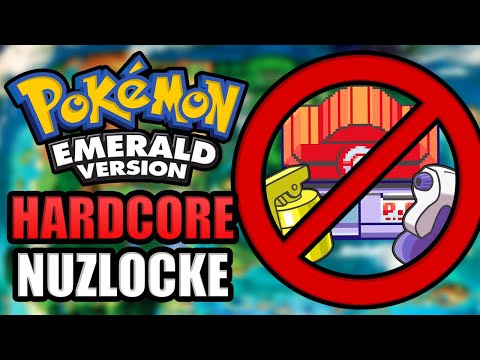 Can I Beat A Hardcore Nuzlocke Without Healing from Pokécenters OR Items?!