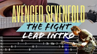 Guitar Study: Avenged Sevenfold - The Fight [LEAD INTRO GUITAR]