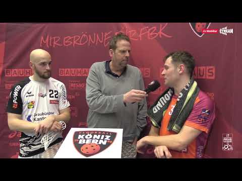 Spielerinterview Floorball Köniz-Bern gegen Alligagtor Malans vom 2.3.2025