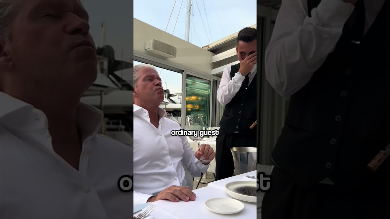 The Waiter Tried Not to Laugh… But He Failed! 😂