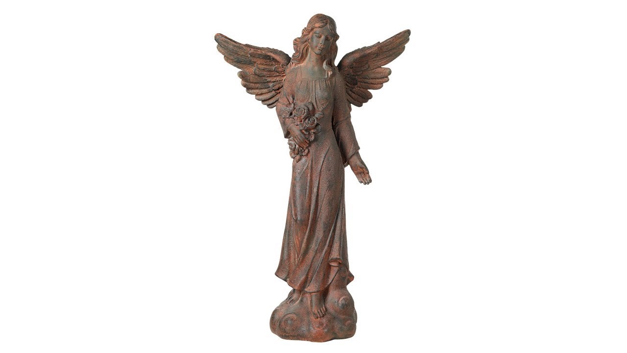 Video 1 English Tudor Garden Angel Statue