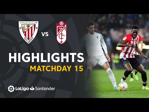 Imagen de portada del video ⚽ HIGHLIGHTS I Athletic Club 2-2 Granada CF I LaLiga Matchday 15