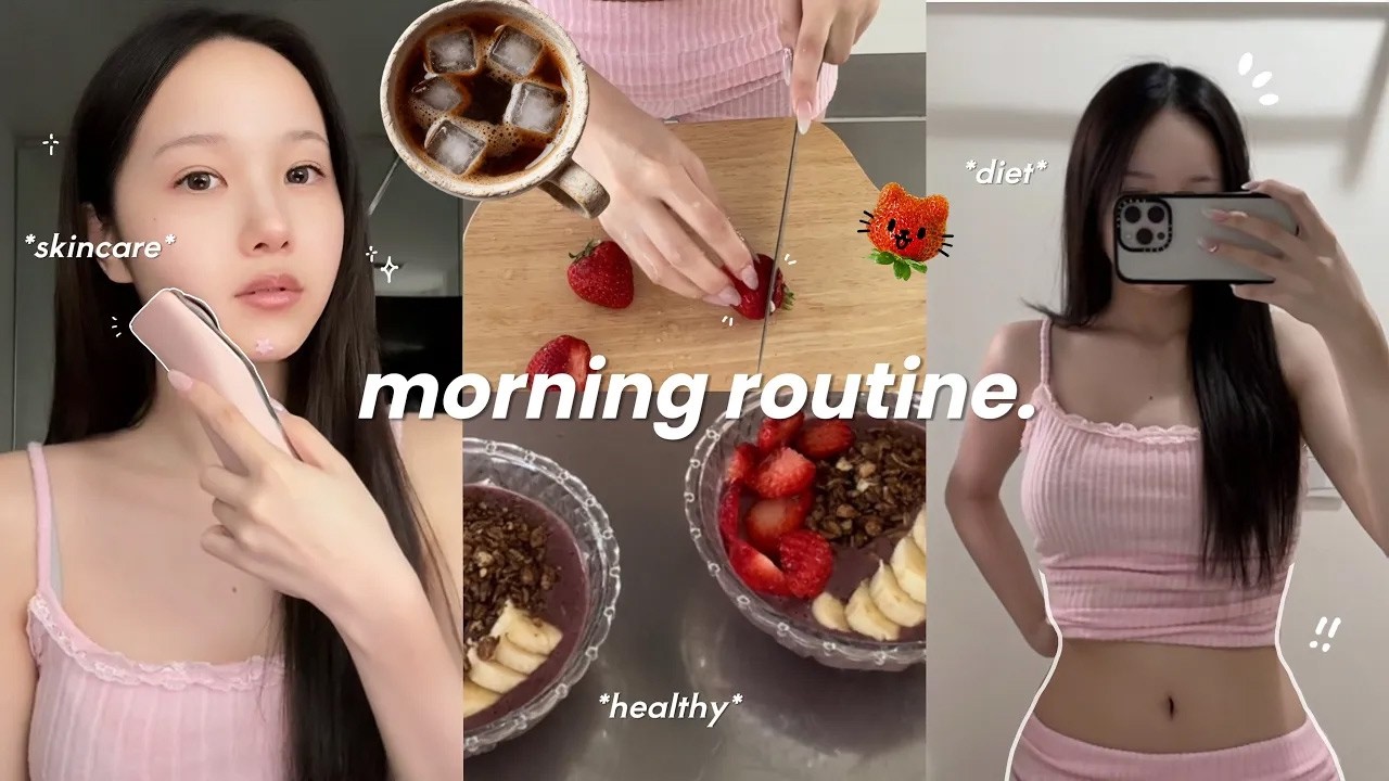 ダイエット中のmorning routine🪟☀東京住み女子大生🗼考え方が変わった春 🪷 skincareも🧖🏻‍♀️🚿