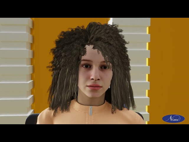 Practice in different techniques of hair styling – Thermal styling part3