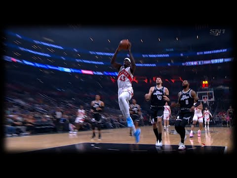 Siakam throws down the Jam after the turnover - Raptors vs Clippers | March 8, 2023