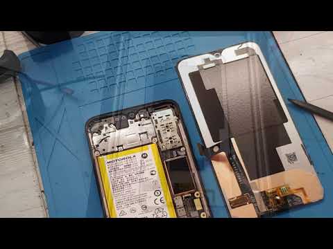 Ремонт Motorola Moto G7: замена стекла дисплея - разборка - BananaFix