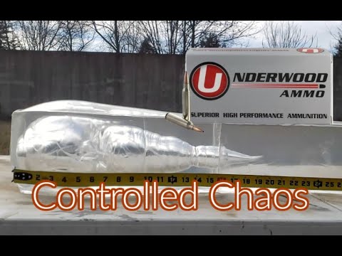 Underwood Ammo 62gr  .223 Controlled Chaos Gel Test