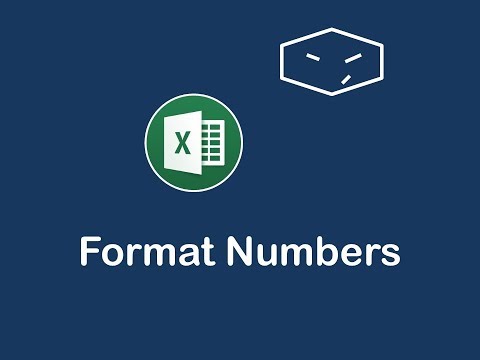 ms office excel format numbers