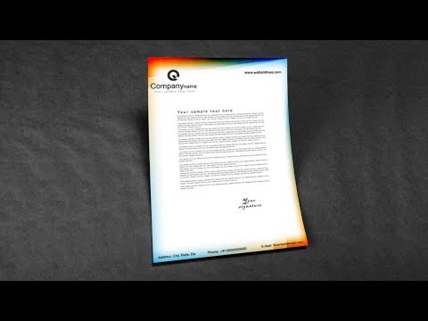 How to Design a Letterhead in Adobe Illustrator