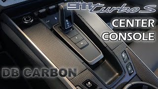 DB Carbon 992 Turbo S Center Console Carbon Fiber Install