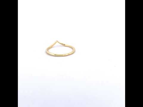 Wave ring golden silver rings 925 sterling silver jewelry