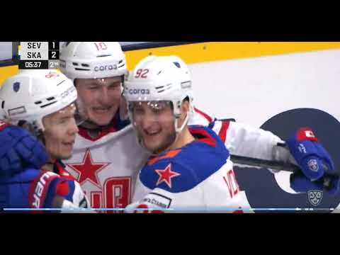 Zakhar Bardakov #10 scores his first goal against Severstal, 12 sept 2022