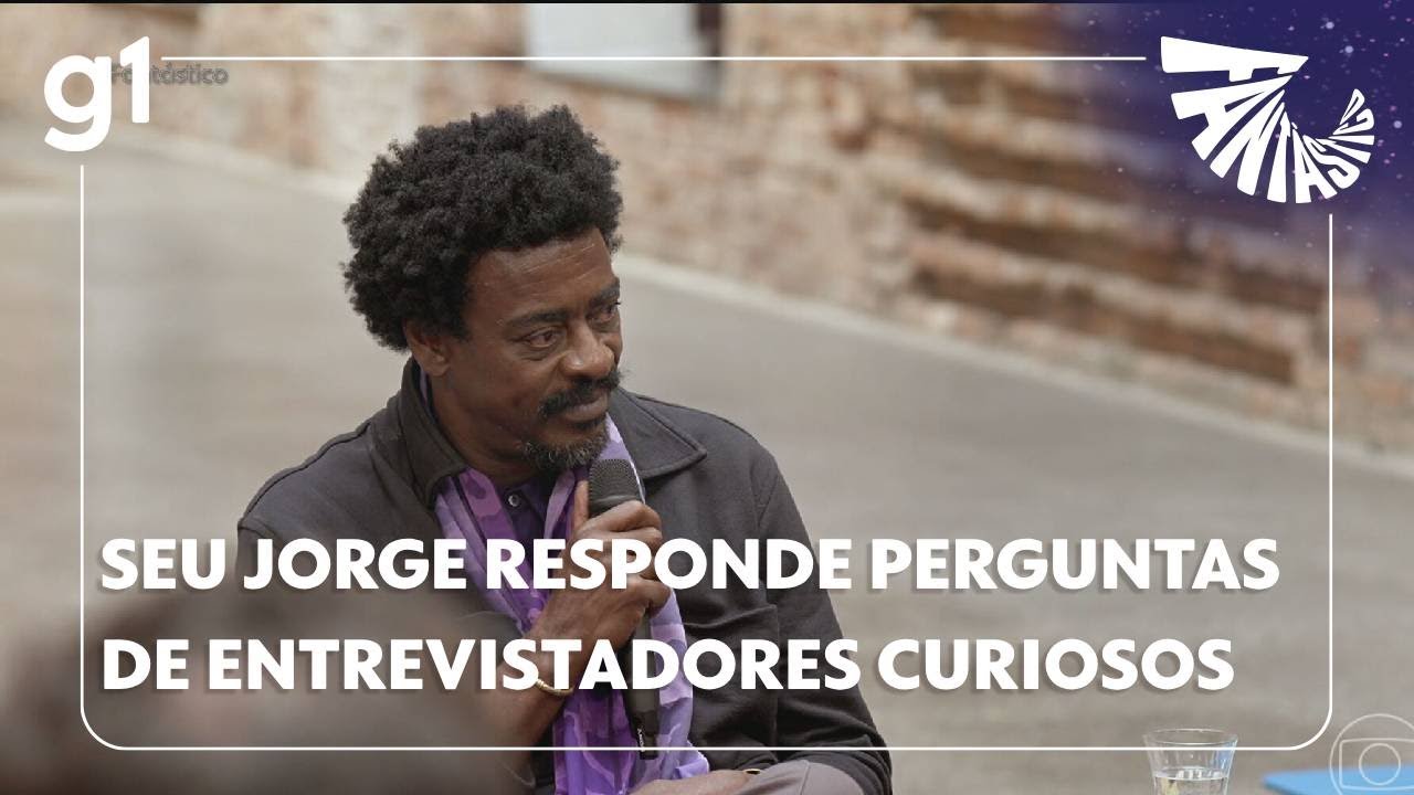 Fantástico: Seu Jorge abre o jogo para um grupo de entrevistadores curiosos