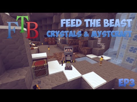 Feed The Beast :: Crystals and MultiWorld Transport!!! :: Ep3