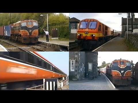 071 & 201 class GMs on passenger & freight @ Thomastown & Bennettsbridge (May - June '96)