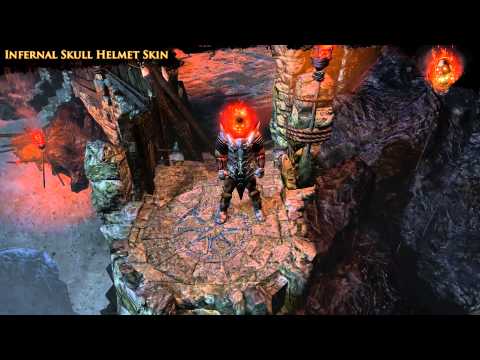 Path of Exile - Infernal Skull Helmet Skin
