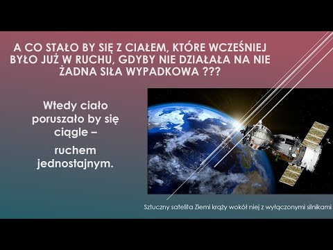 Pierwsza zasada dynamiki Newtona. Bezwładność ciał. (fizyka, szkoła podstawowa).
